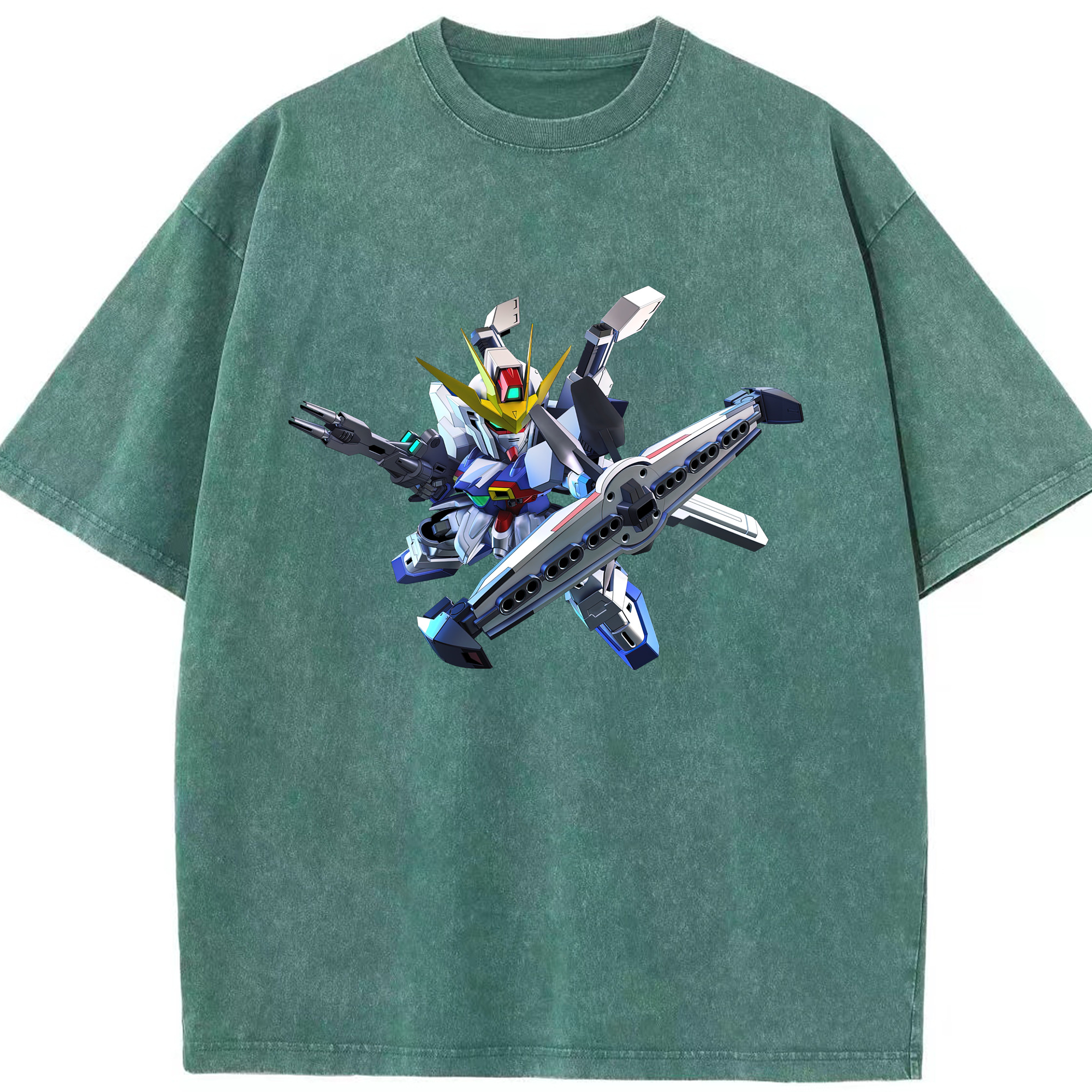 （画像用） 機動戦士ガンダム Mobile Suit Gundam 綿100% ヴィンテージ風 半袖Tシャツ（フロントプリント）
